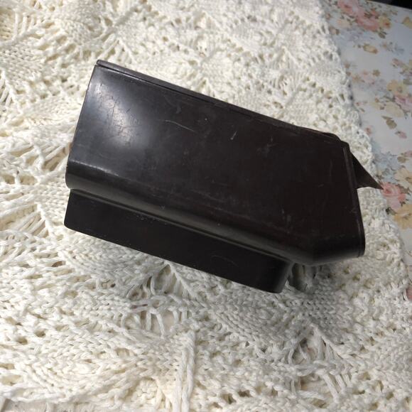 Vintage Bulova Automatic Original Plastic Leather Watch Display Storage Box Case - Picture 6 of 16